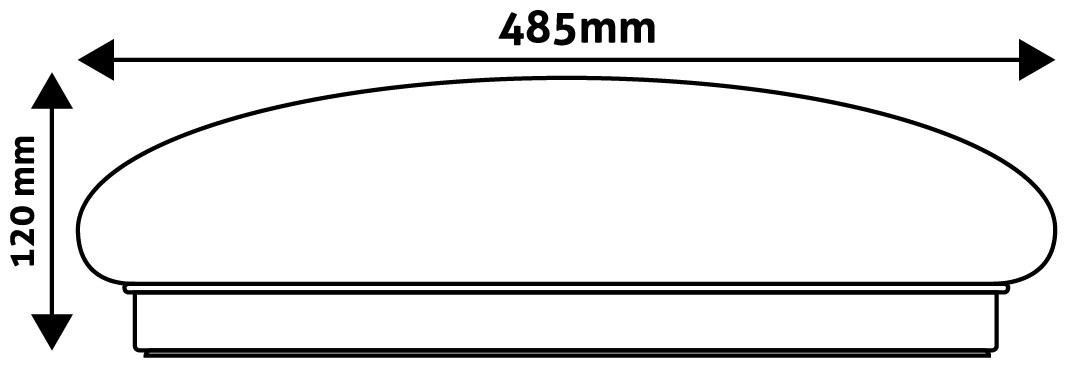 Led svítidlo typu UFO-Stella 48W CCT s dálkovým ovládáním